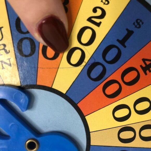 1985 pressman wheel of fortune replacement spinner board only dollar amounts - Picture 7 of 8